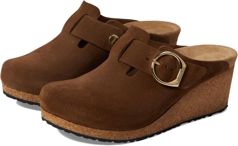 버켄스탁 Fanny Wedge Clog 스웨이드