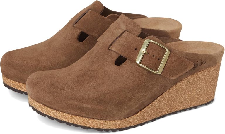 버켄스탁 Fanny Wedge Clog 스웨이드