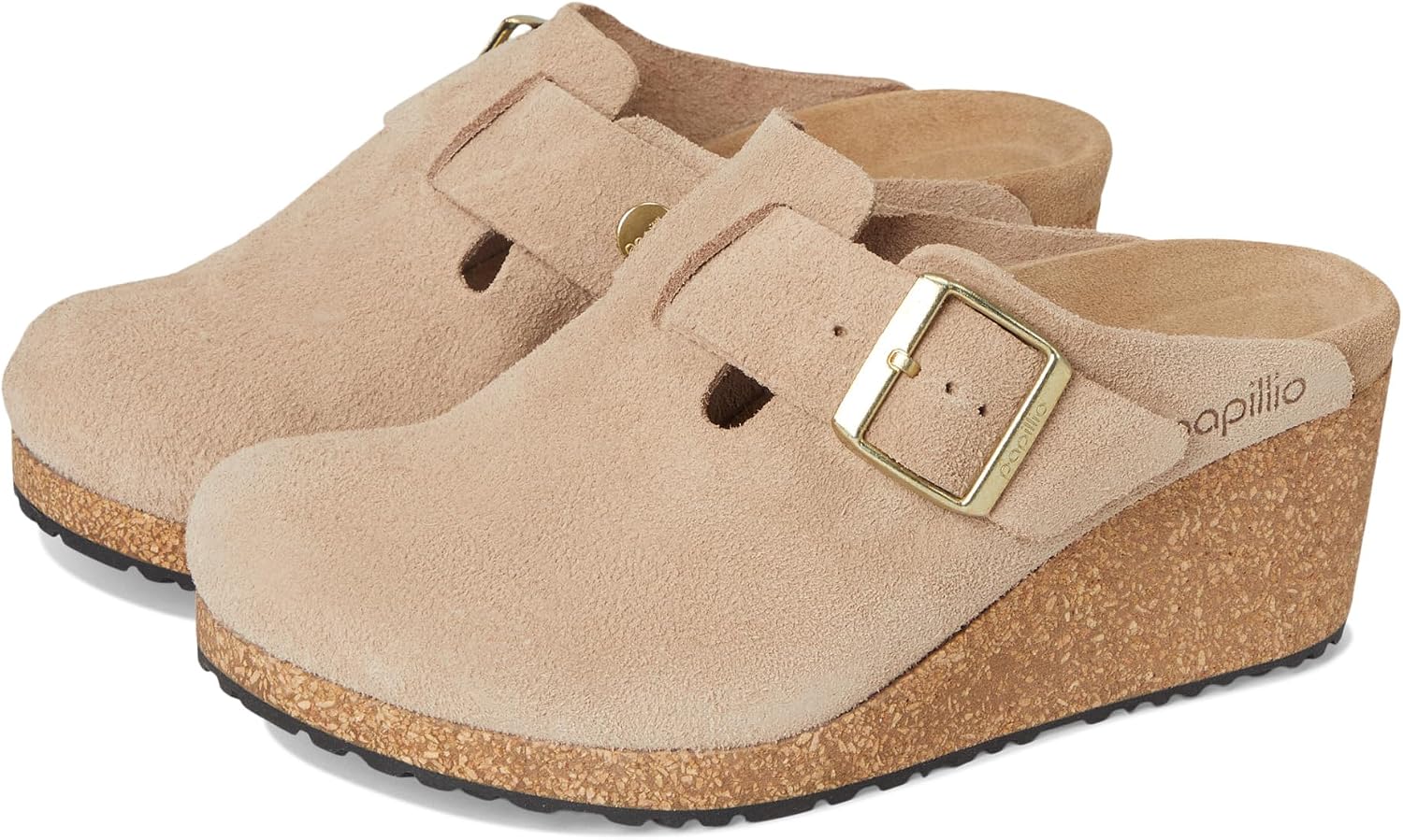버켄스탁 Fanny Wedge Clog 스웨이드