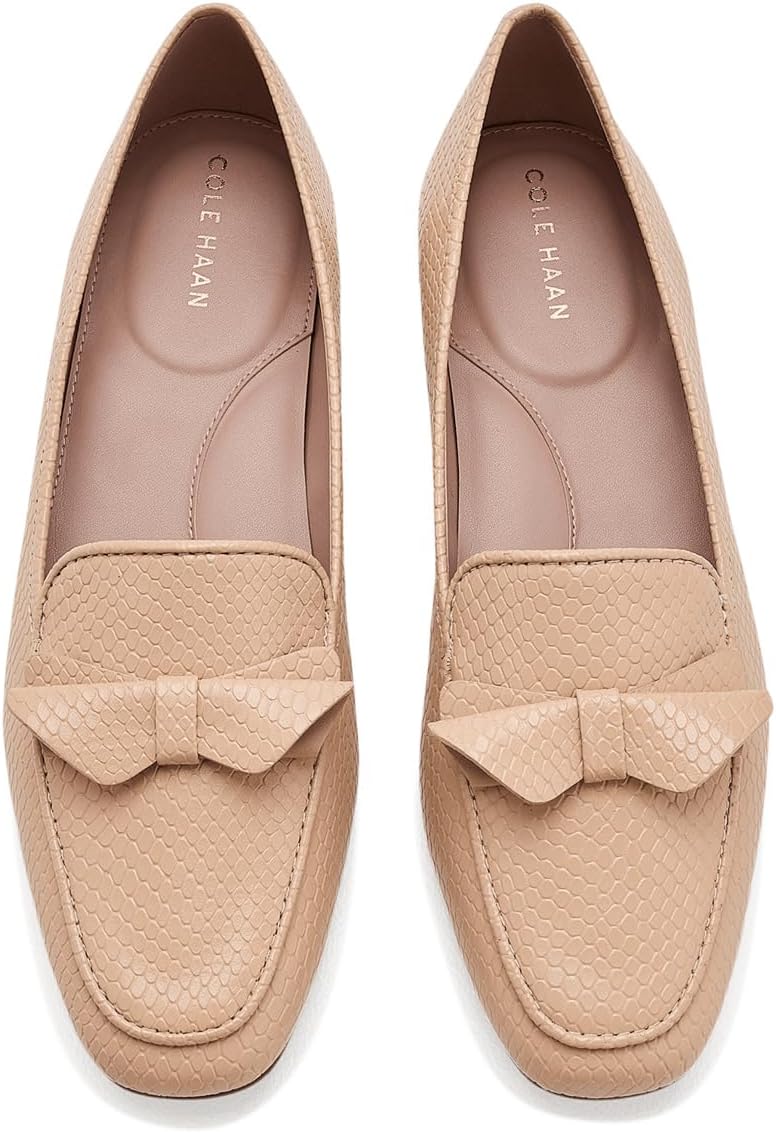 콜 한 Payson Soft Construction Bow Penny Loafers