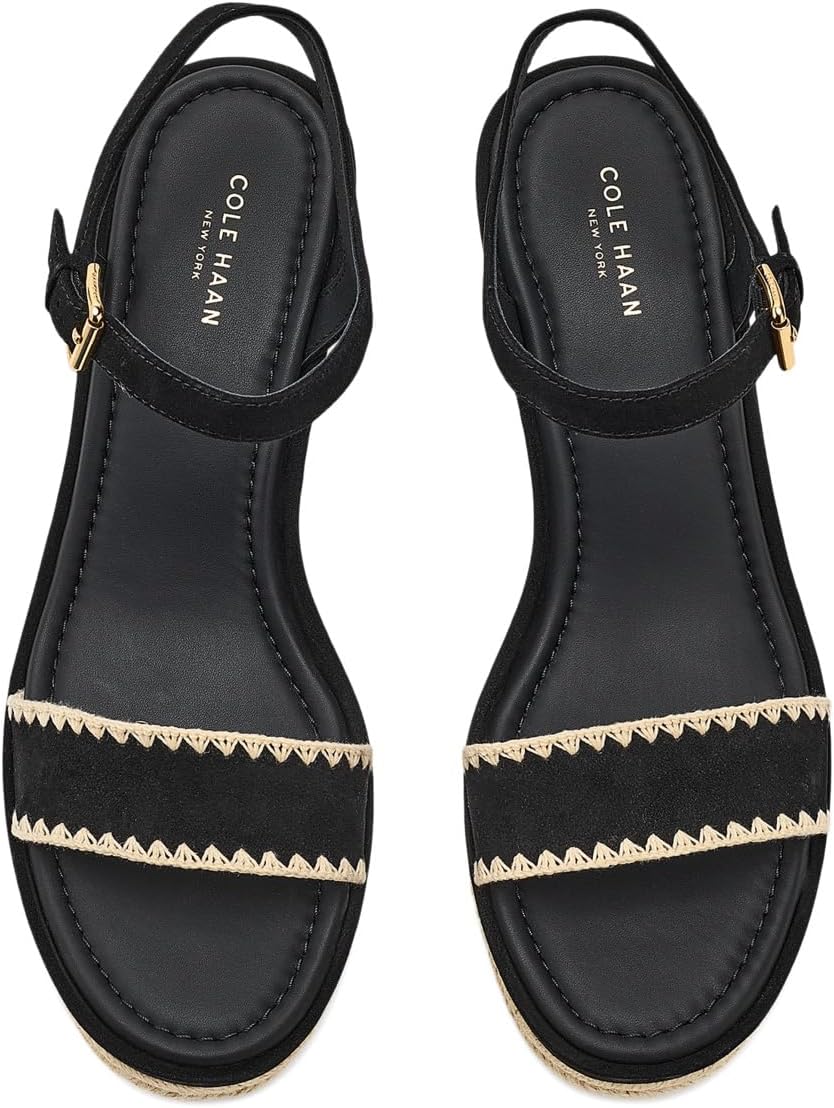 콜 한 Cloudfeel Asbury Espadrille Wedge 샌들