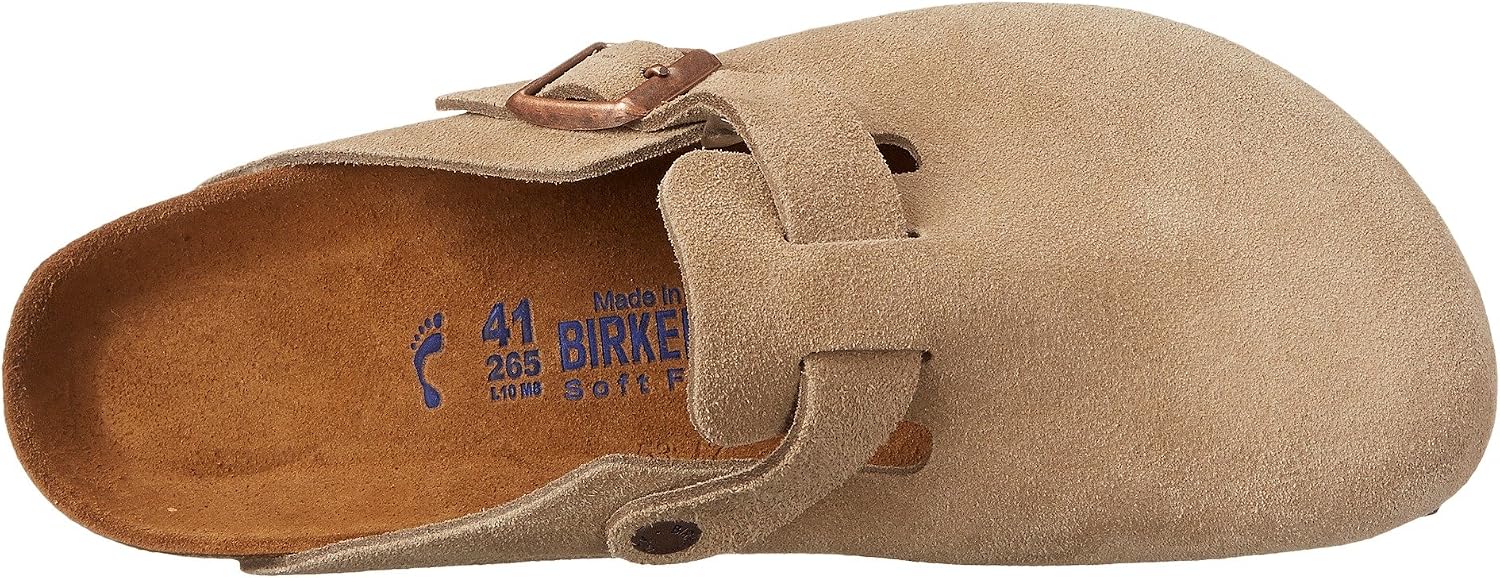 버켄스탁 보스턴 Clog Soft Footbed 스웨이드