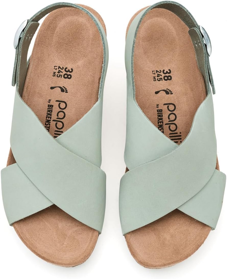 버켄스탁 Samira Wedge Nubuck 레더