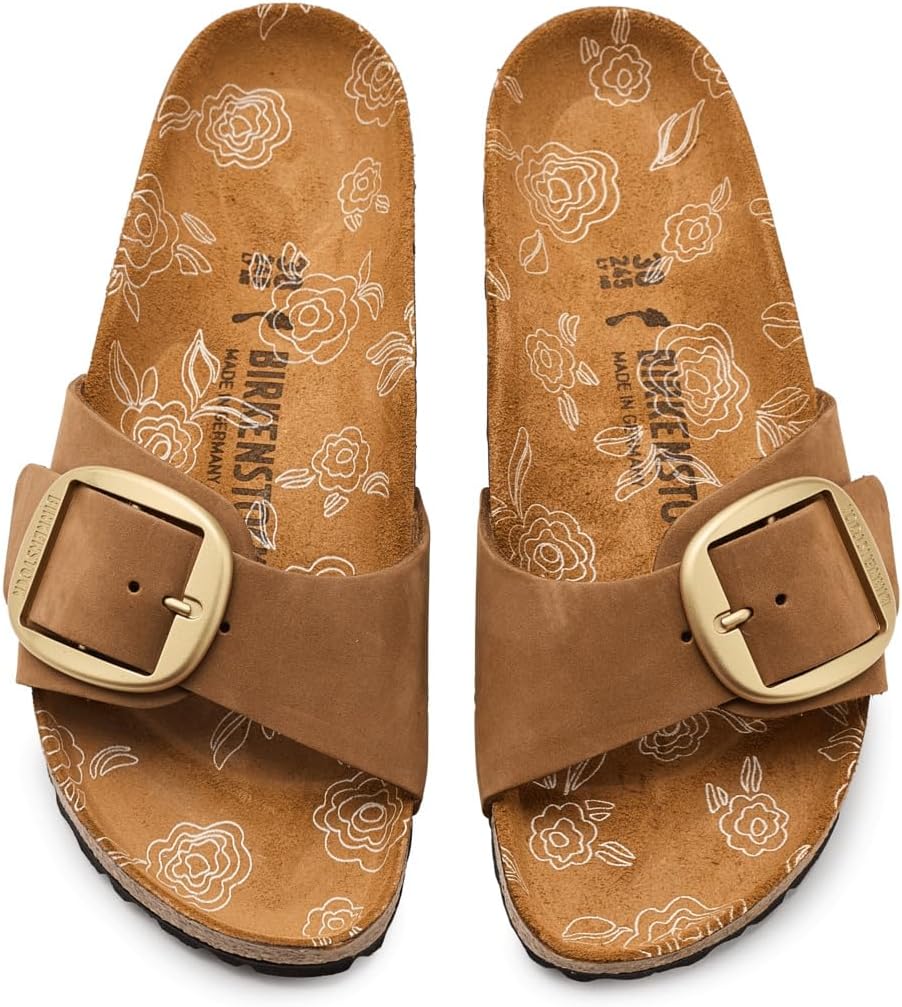 버켄스탁 Madrid 빅 Buckle Printed Footbed Nubuck