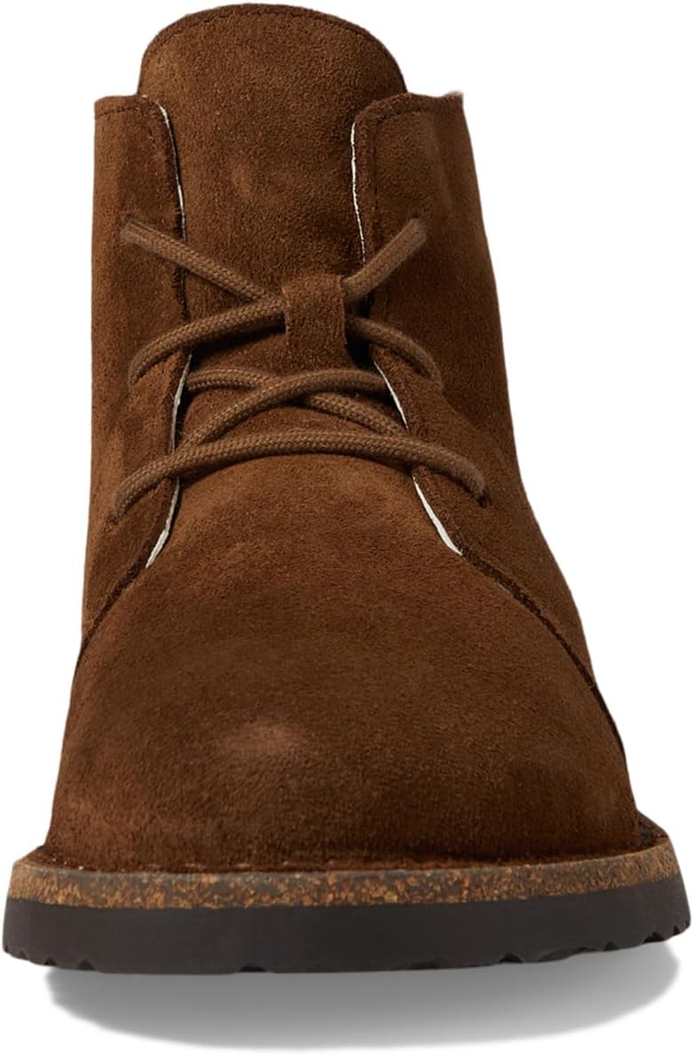 버켄스탁 Uppsala 미드 레이스 Up Shearling 스웨이드