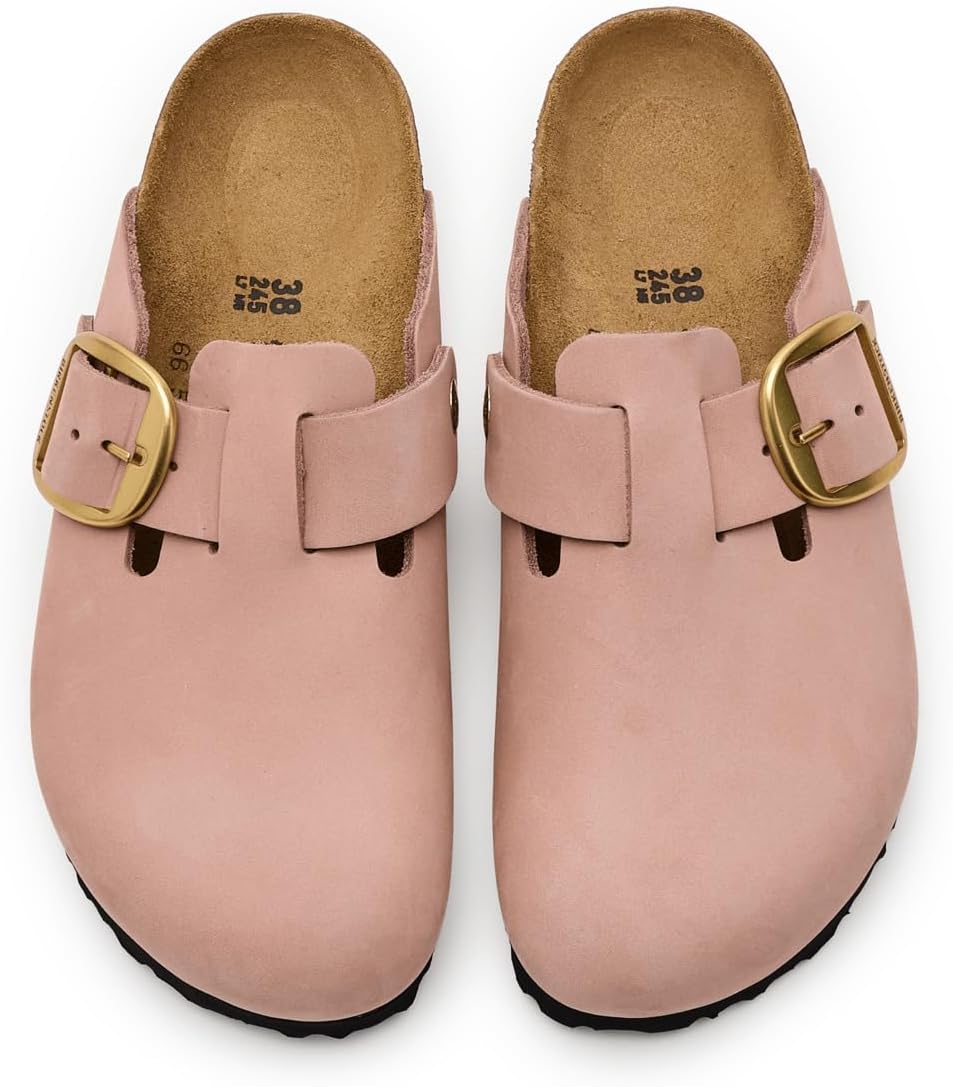버켄스탁 보스턴 빅 Buckle Clog Nubuck 레더
