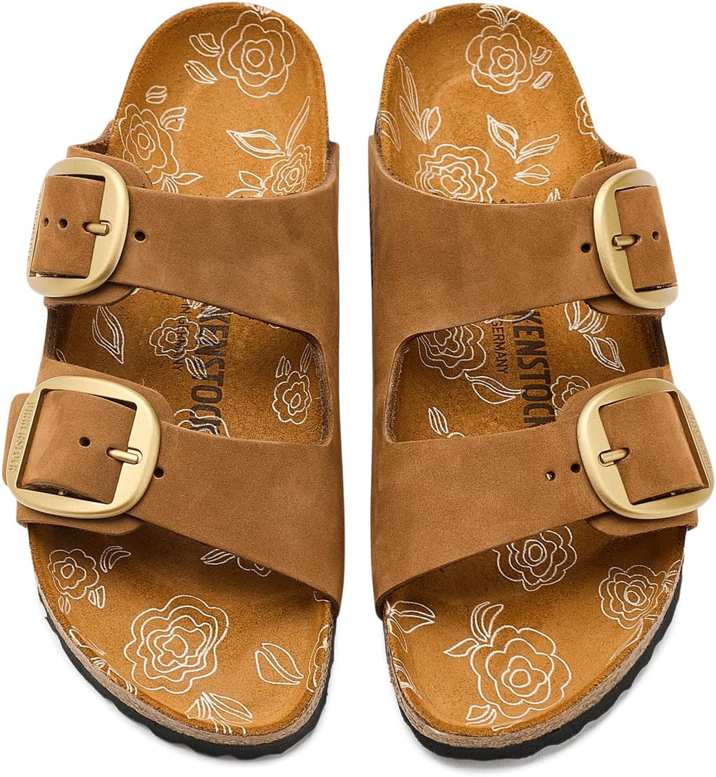 버켄스탁 아리조나 빅 Buckle Printed Footbed Nubuck