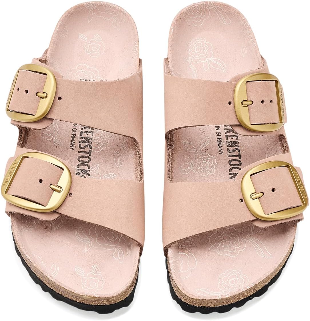 버켄스탁 아리조나 빅 Buckle Printed Footbed Nubuck