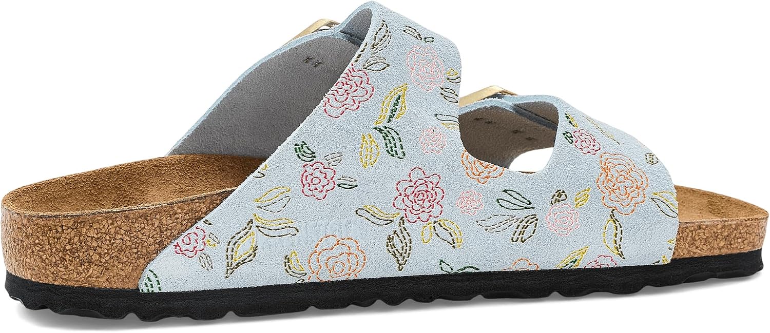 버켄스탁 아리조나 Flower Print 스웨이드
