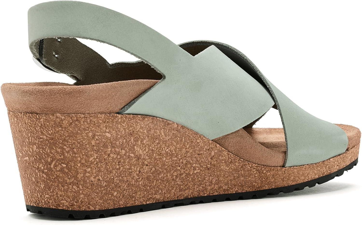 버켄스탁 Samira Wedge Nubuck 레더