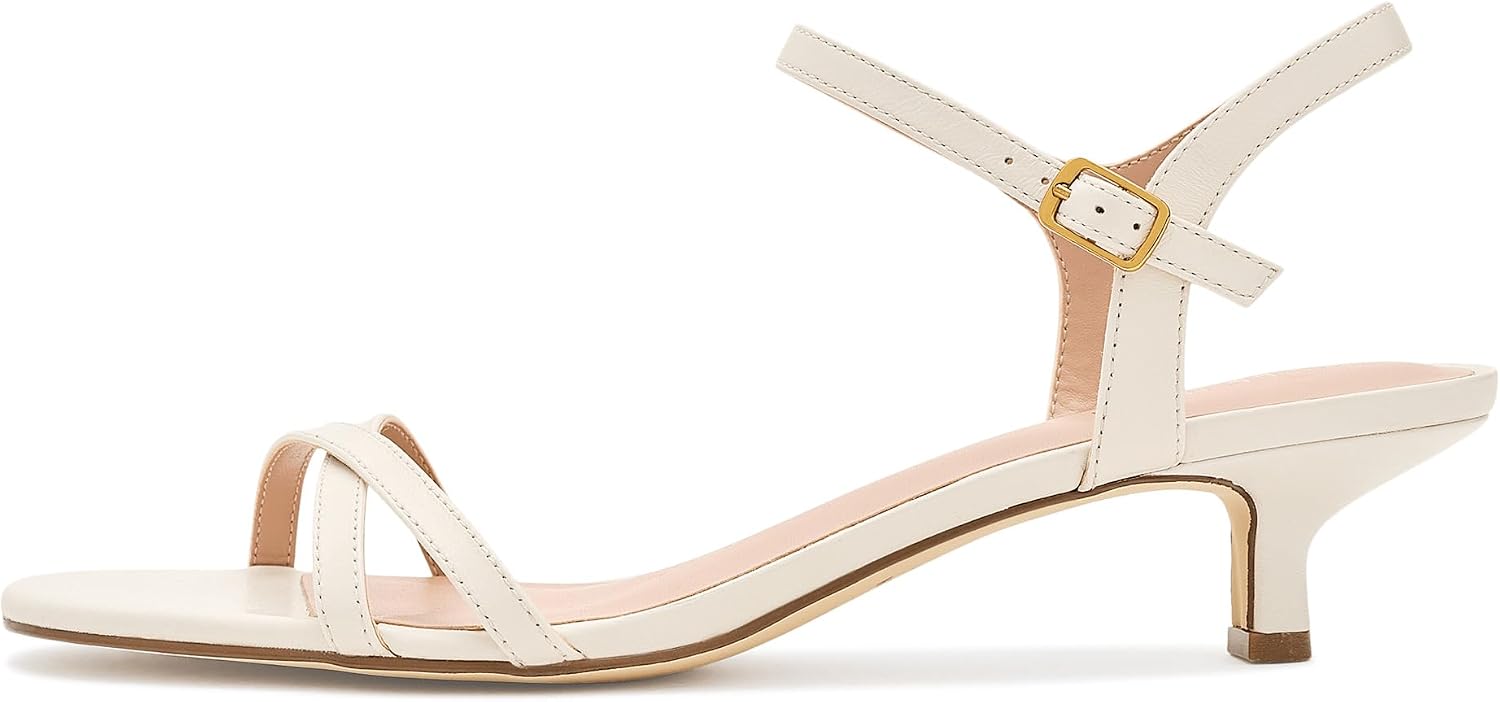 콜 한 Leni Kitten Heel Strappy 샌들 40MM