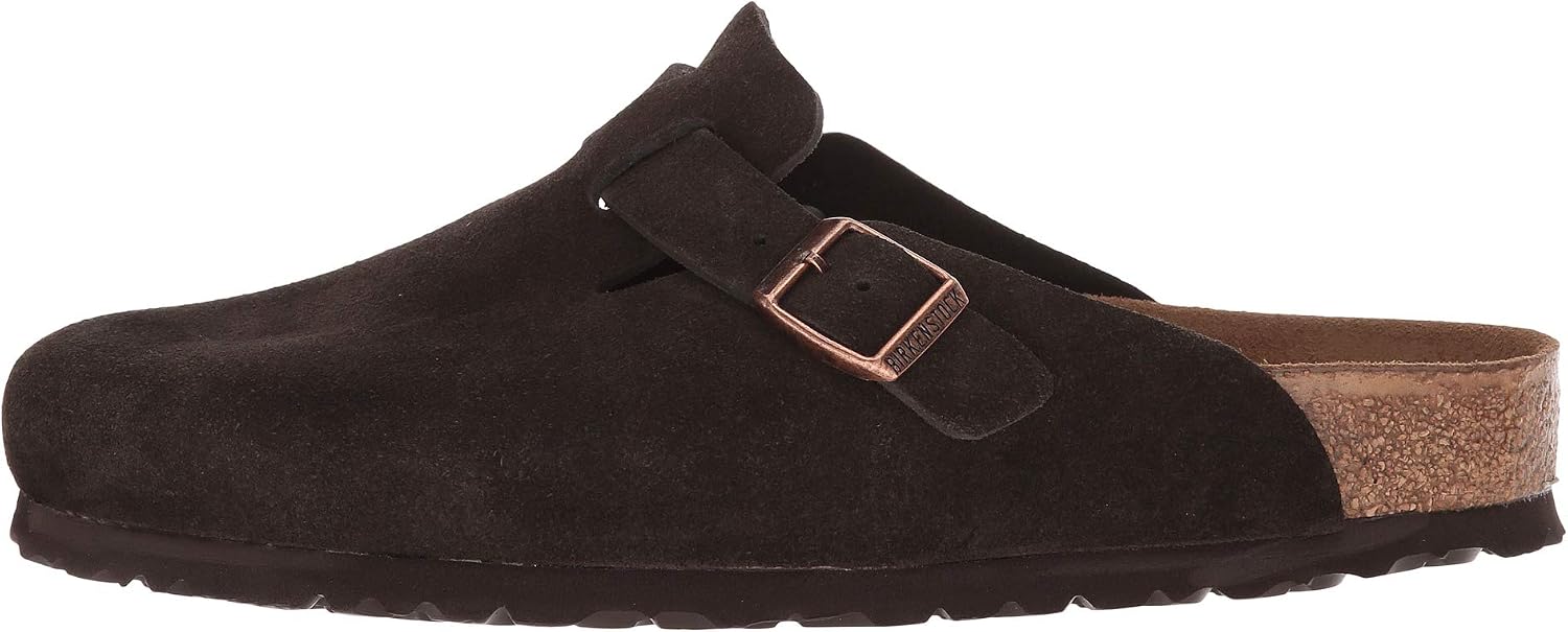 버켄스탁 보스턴 Clog Soft Footbed 스웨이드