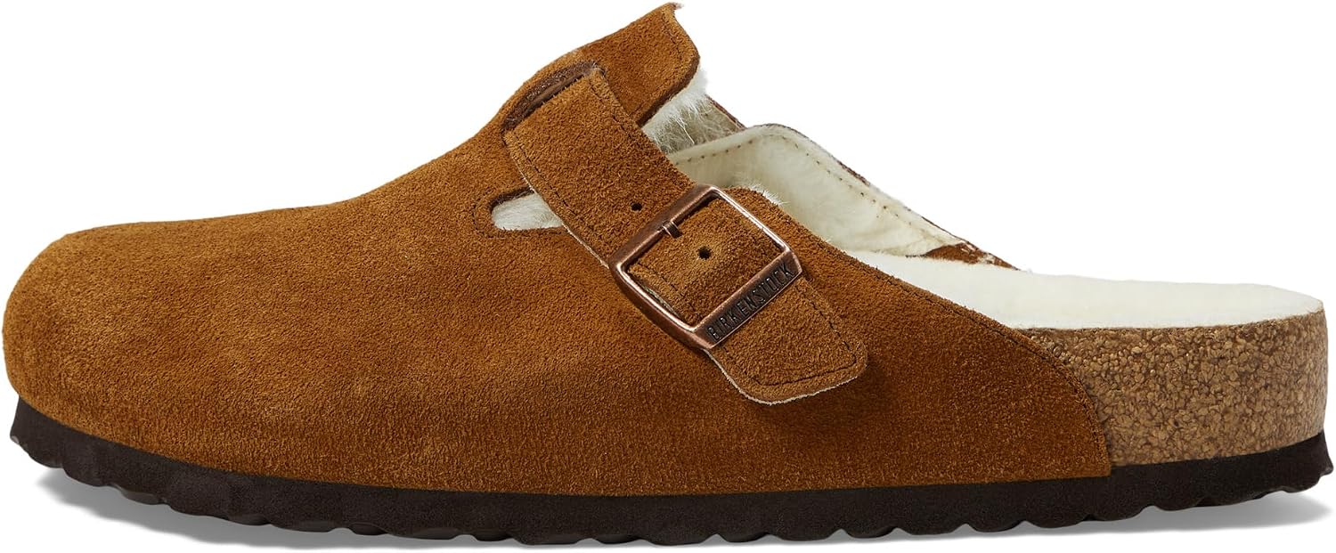 버켄스탁 보스턴 Shearling Clog 스웨이드