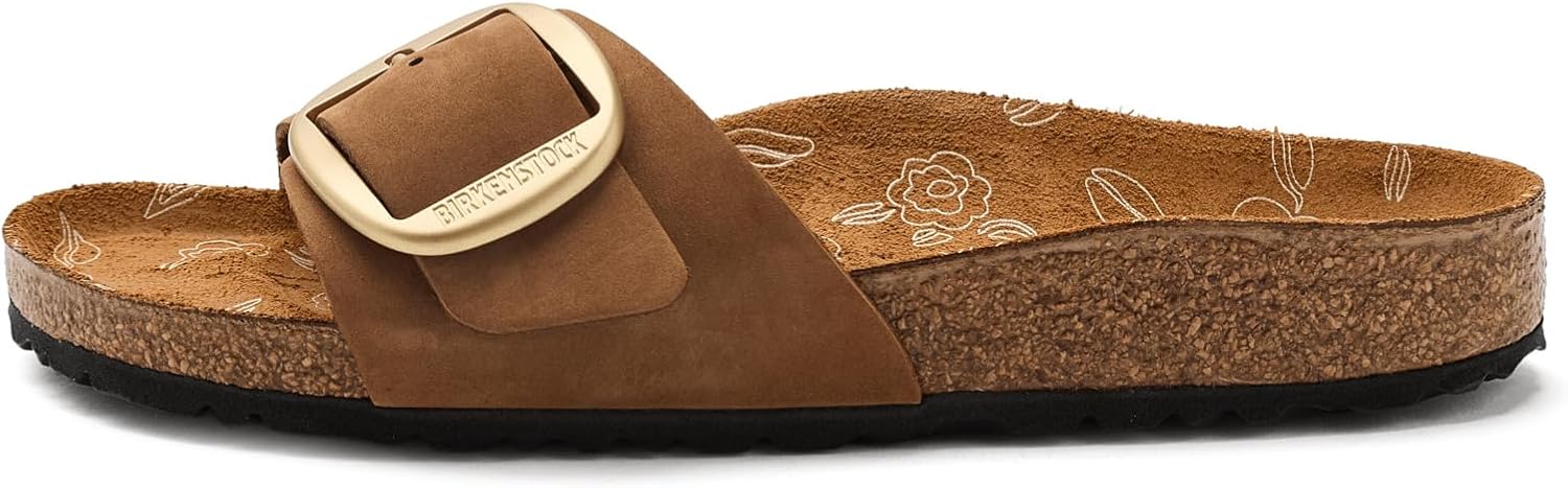 버켄스탁 Madrid 빅 Buckle Printed Footbed Nubuck