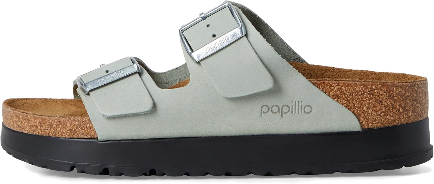 버켄스탁 아리조나 플랫폼 샌들 Nubuck