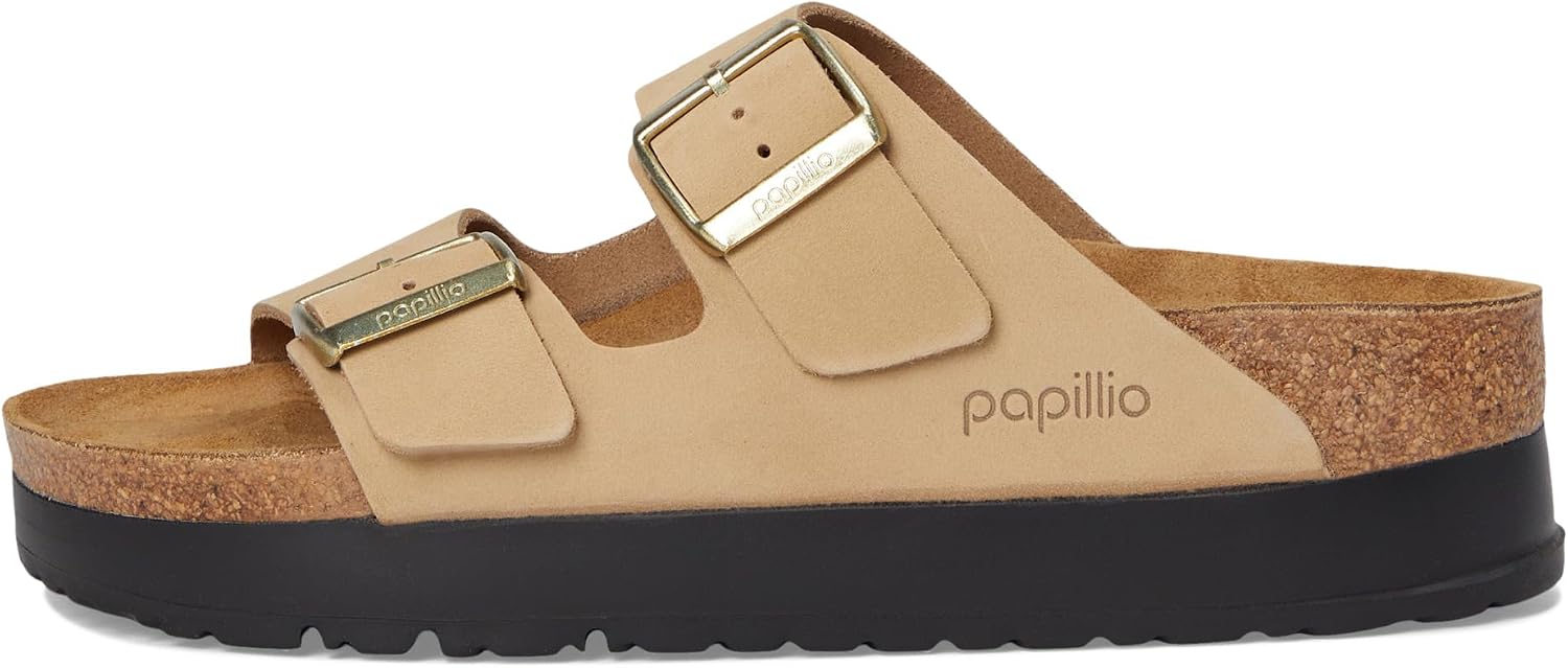 버켄스탁 아리조나 플랫폼 샌들 Nubuck