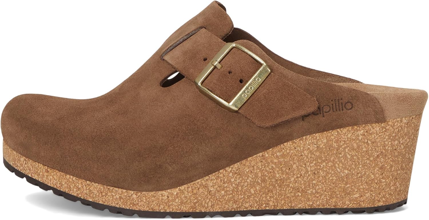 버켄스탁 Fanny Wedge Clog 스웨이드