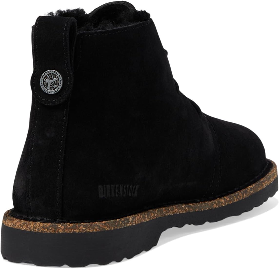 버켄스탁 Uppsala 미드 레이스 Up Shearling 스웨이드