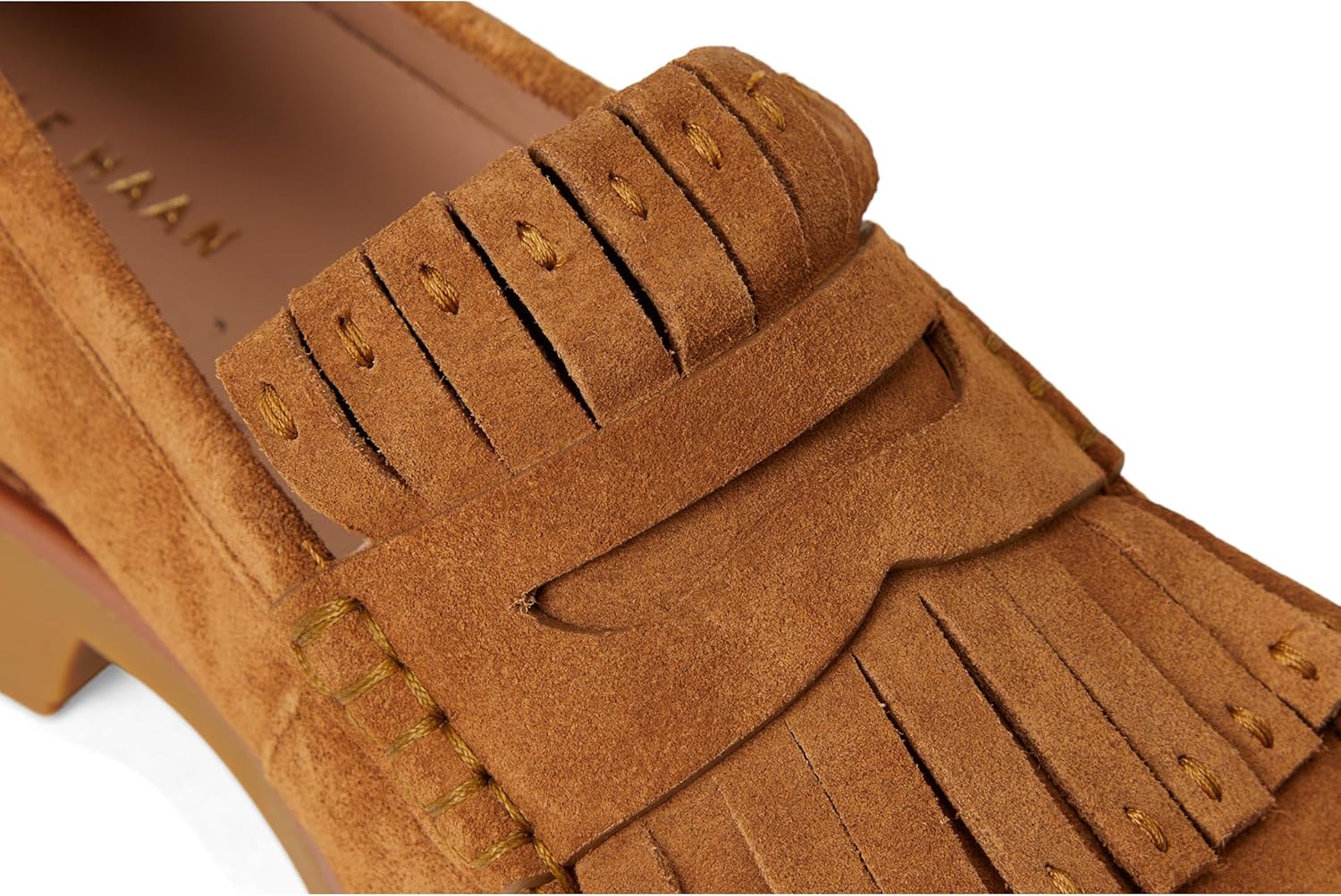 콜 한 Treena Lug Kiltie Loafers