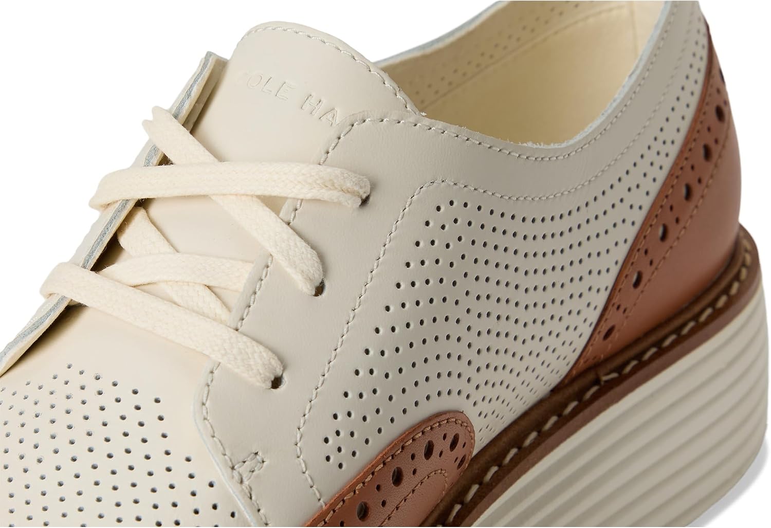콜 한 오리지날그랜드 플랫폼 Wing Tip Oxford