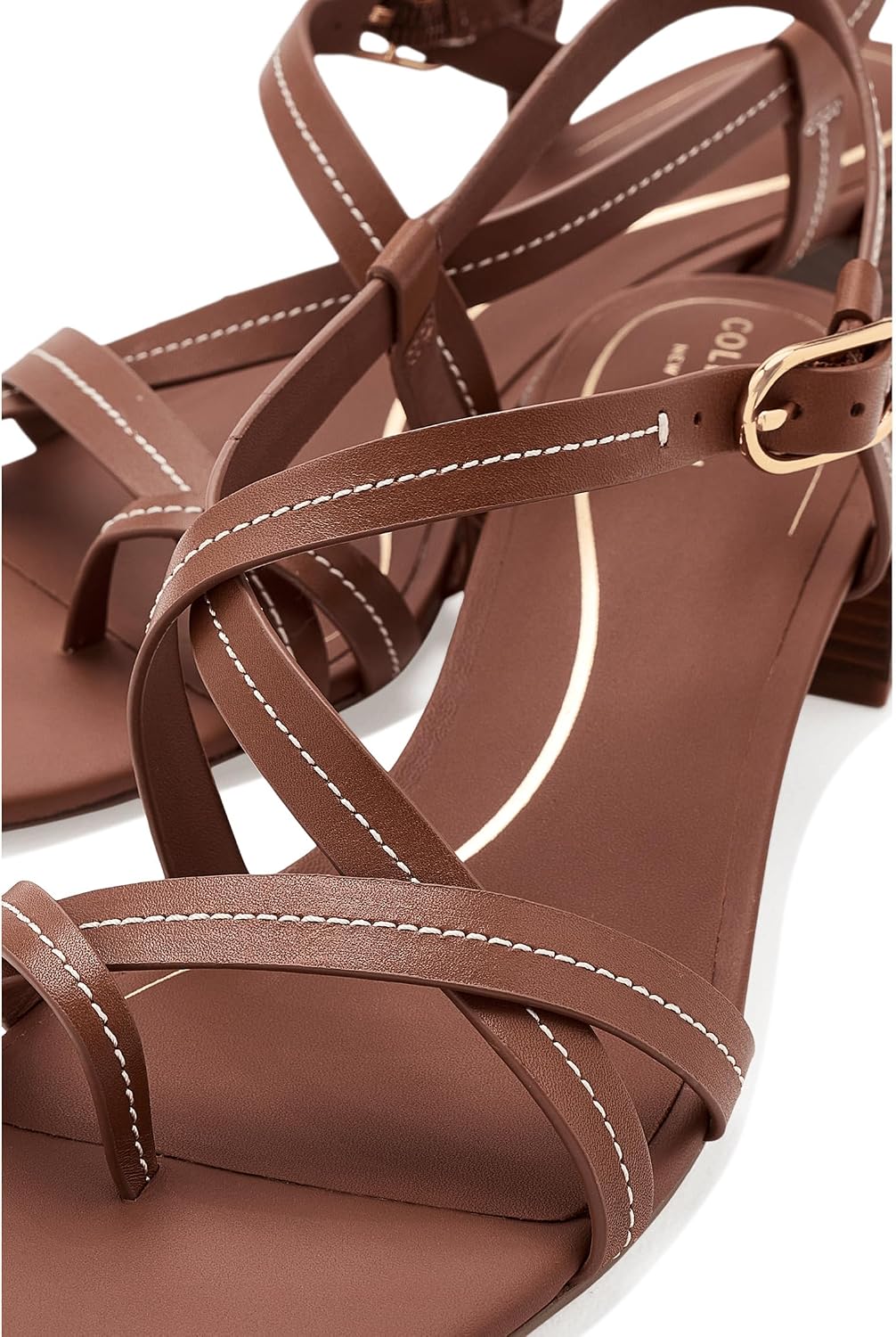 콜 한 Dillon Block Heel Thong 샌들