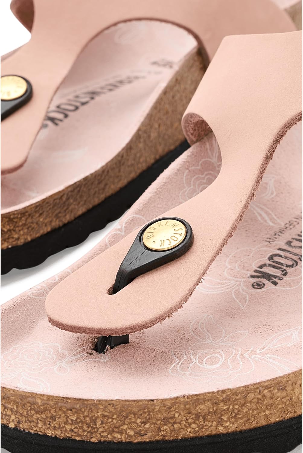 버켄스탁 Gizeh 빅 Buckle Printed Footbed Nubuck