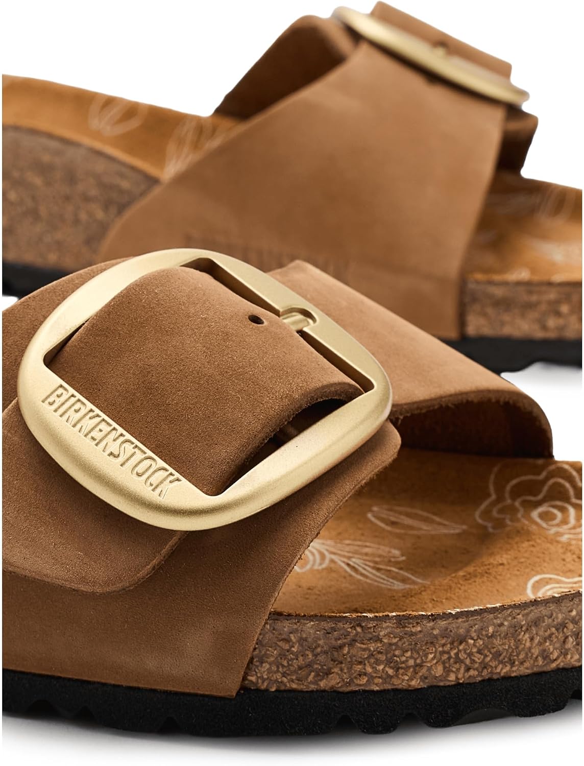 버켄스탁 Madrid 빅 Buckle Printed Footbed Nubuck