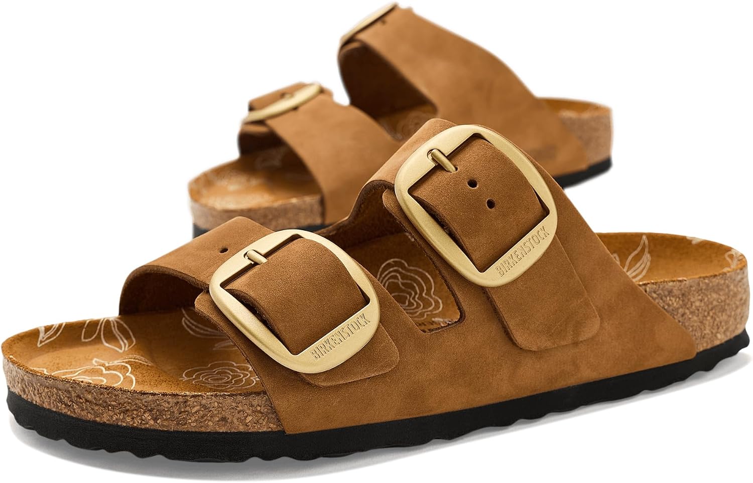 버켄스탁 아리조나 빅 Buckle Printed Footbed Nubuck