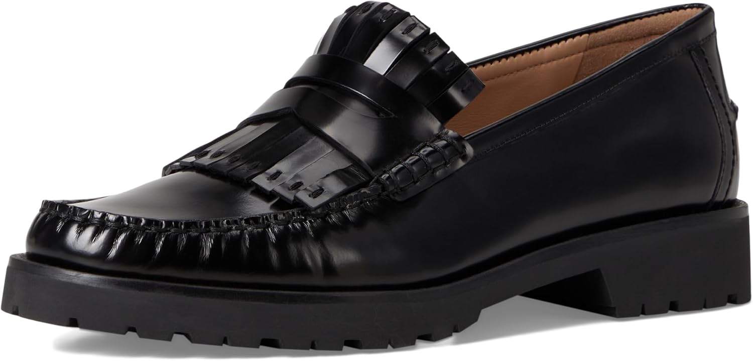 콜 한 Treena Lug Kiltie Loafers