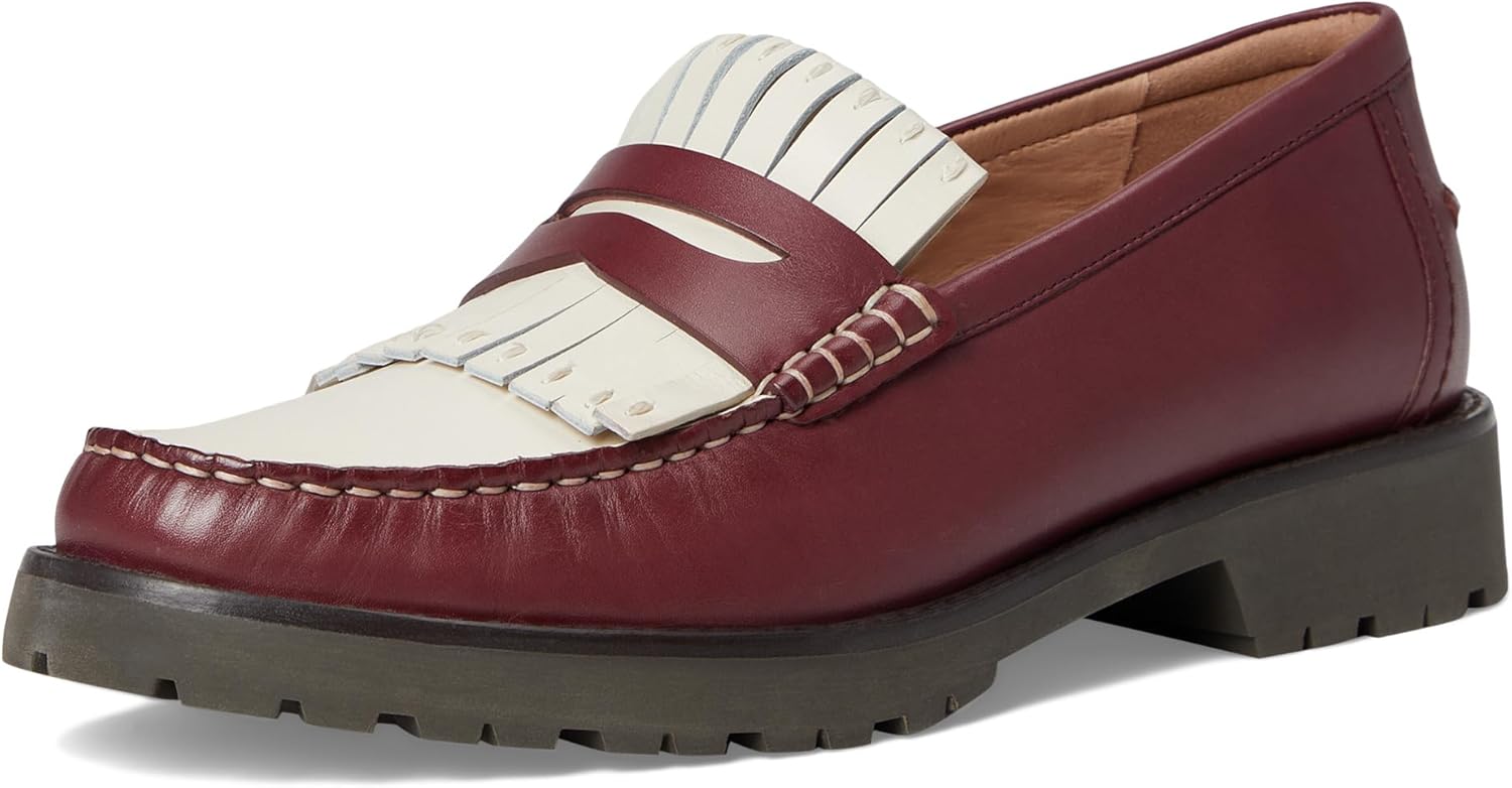 콜 한 Treena Lug Kiltie Loafers