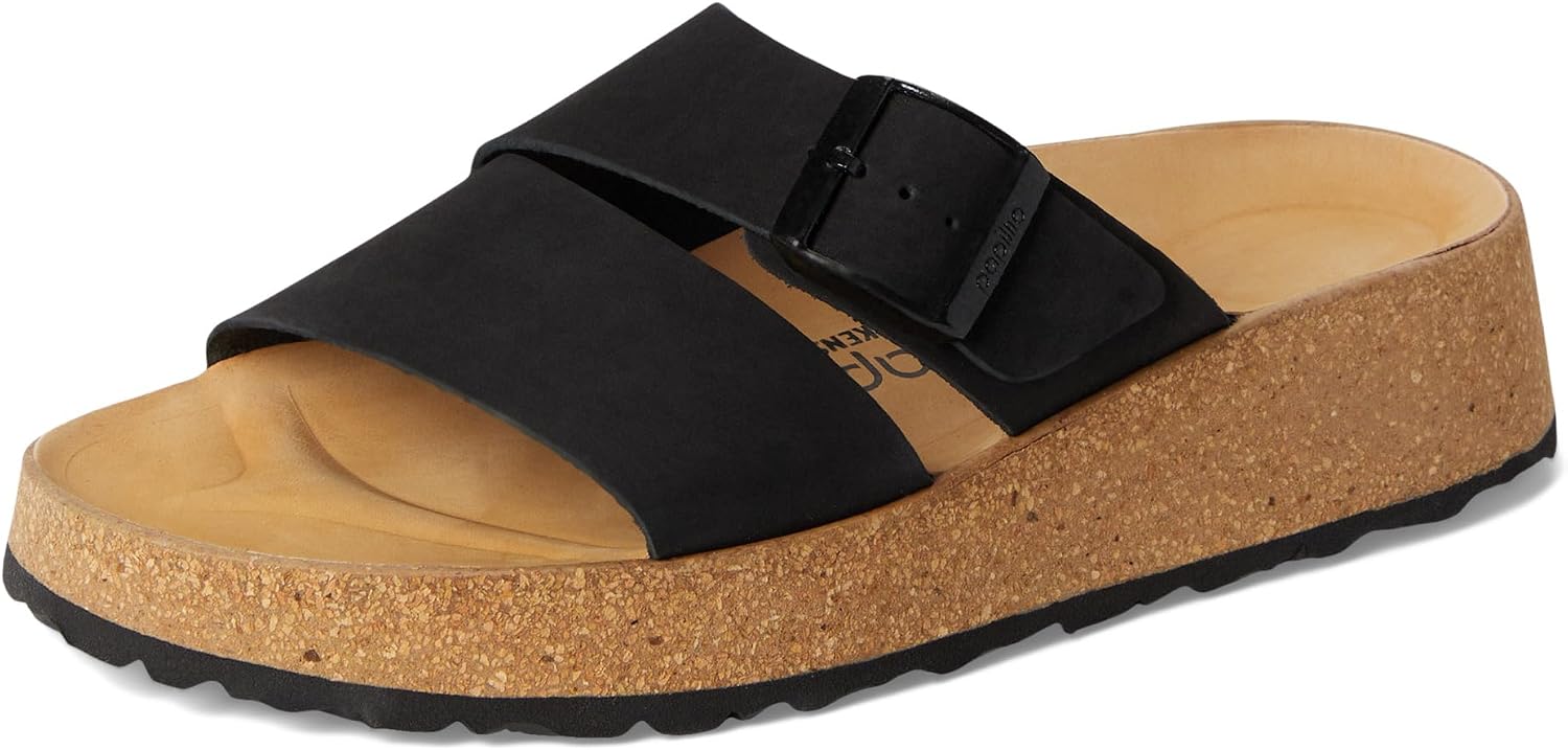 버켄스탁 Almina 플랫폼 샌들 Nubuck