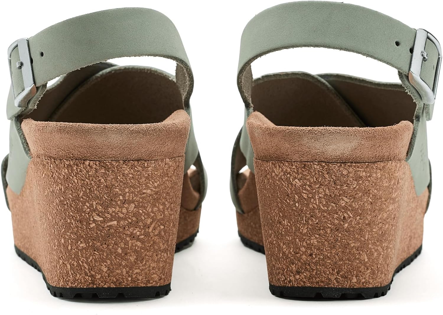 버켄스탁 Samira Wedge Nubuck 레더