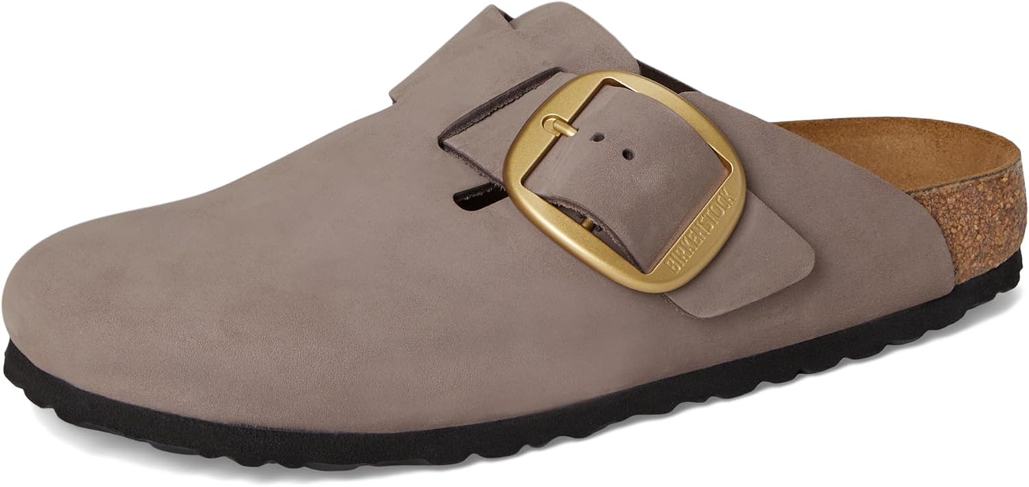 버켄스탁 보스턴 빅 Buckle Clog Nubuck 레더