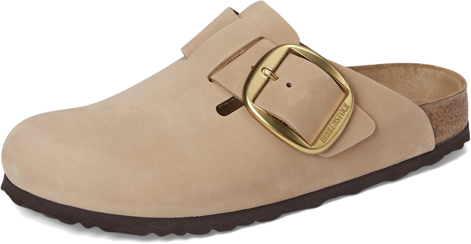 버켄스탁 보스턴 빅 Buckle Clog Nubuck 레더