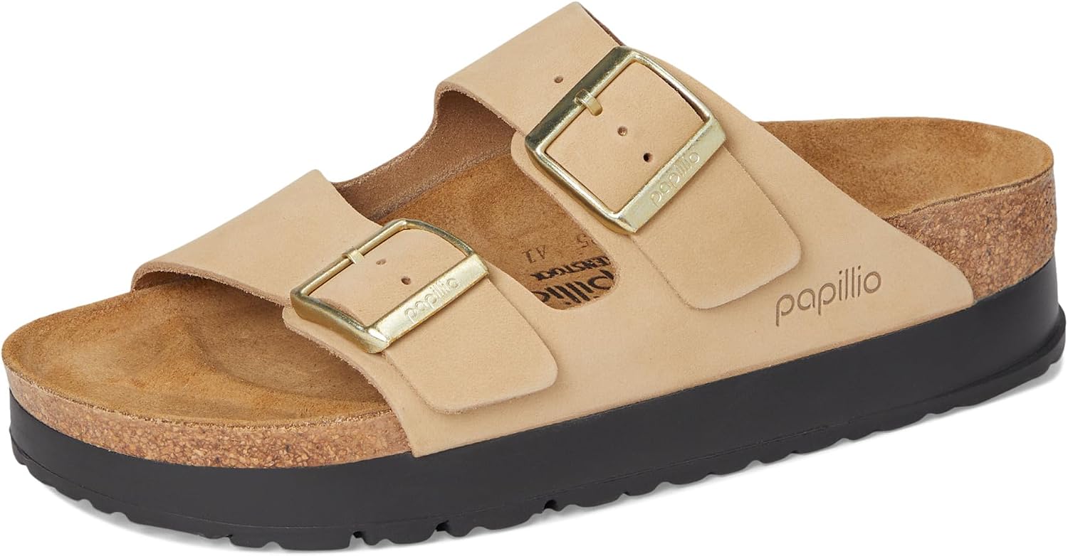 버켄스탁 아리조나 플랫폼 샌들 Nubuck