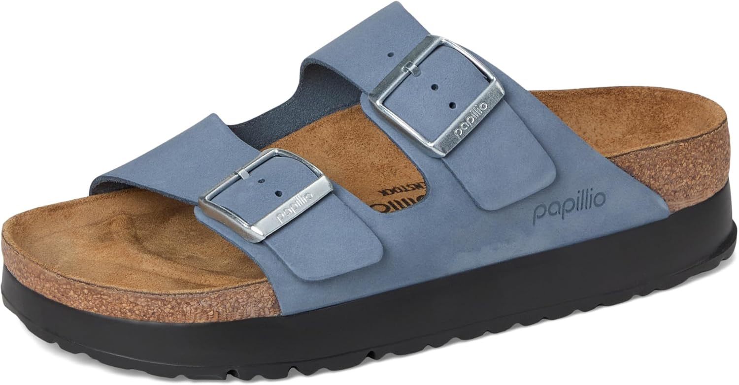 버켄스탁 아리조나 플랫폼 샌들 Nubuck