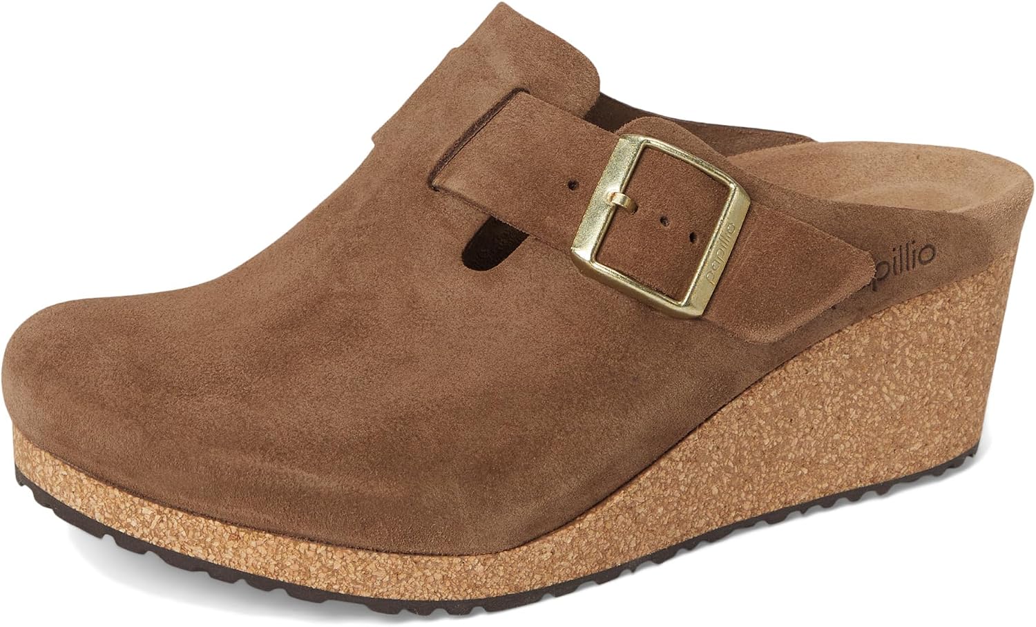 버켄스탁 Fanny Wedge Clog 스웨이드