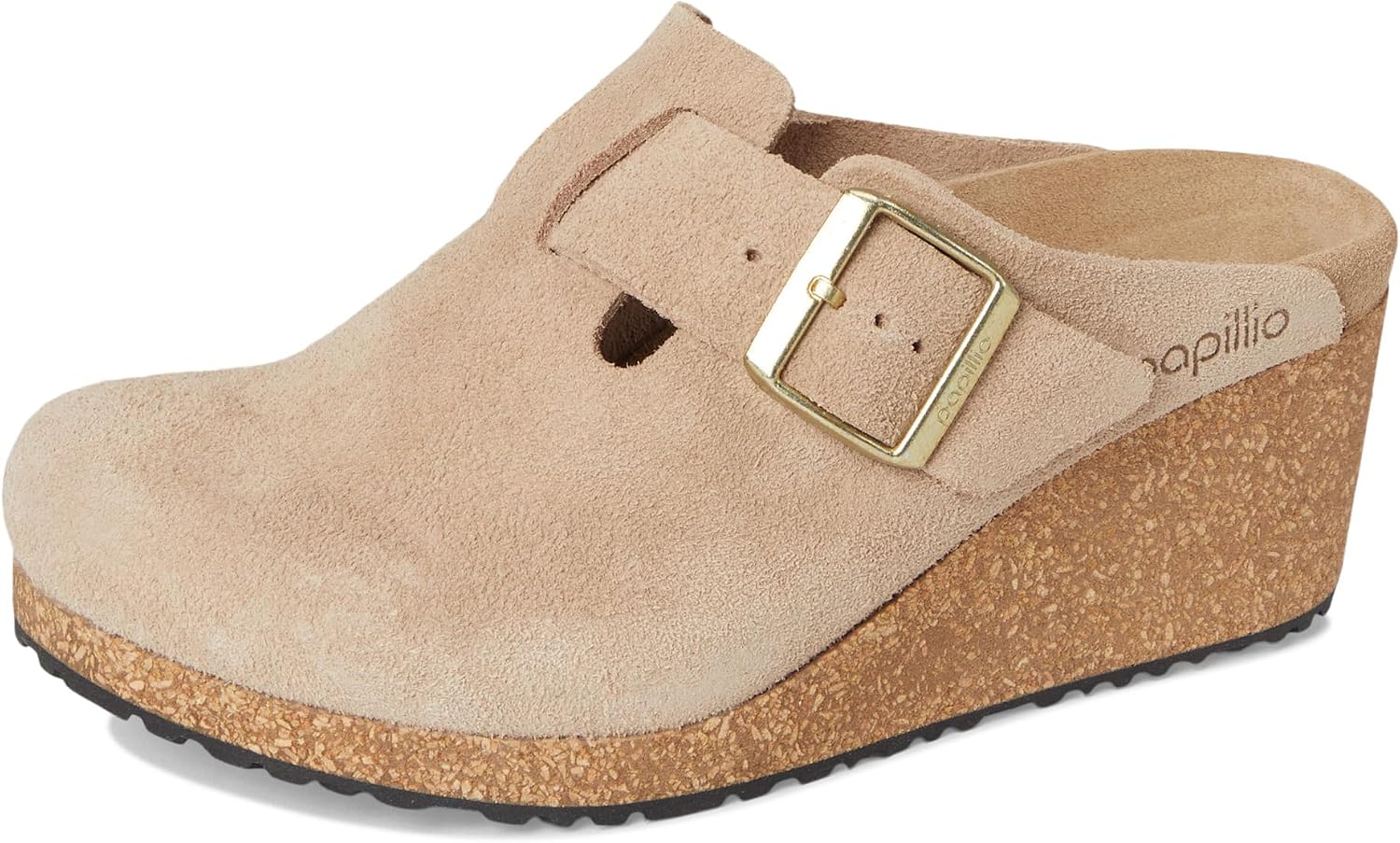 버켄스탁 Fanny Wedge Clog 스웨이드